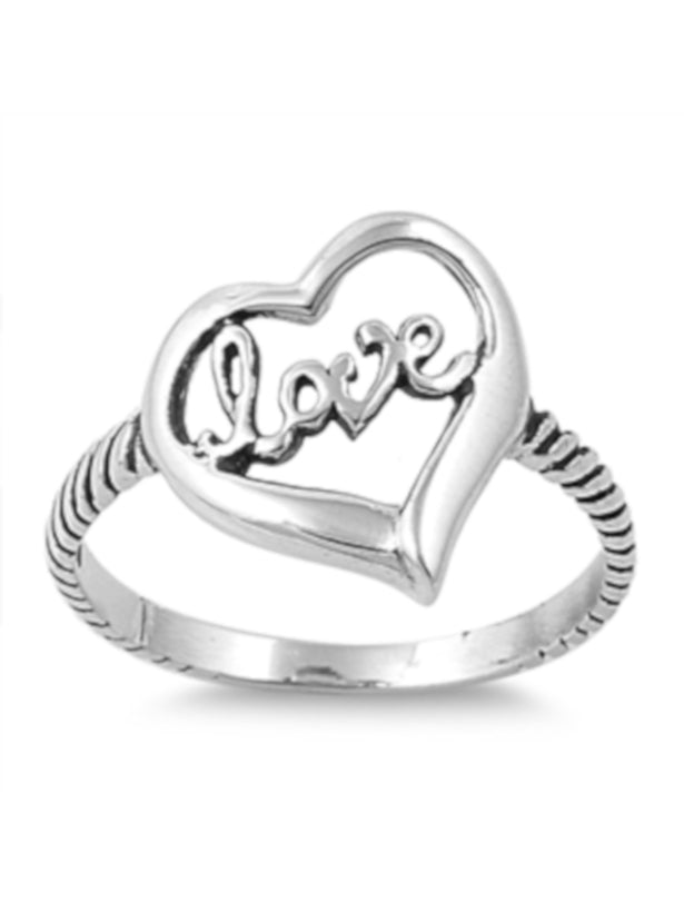 Open Heart Love Ring
