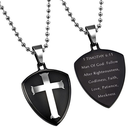 Shield of Faith Man Of God Necklace