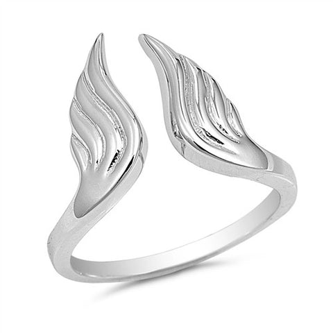 Sterling Silver Angel Ring for Girls