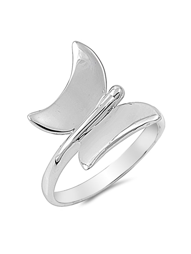 Sterling Silver Petite Butterfly Ring