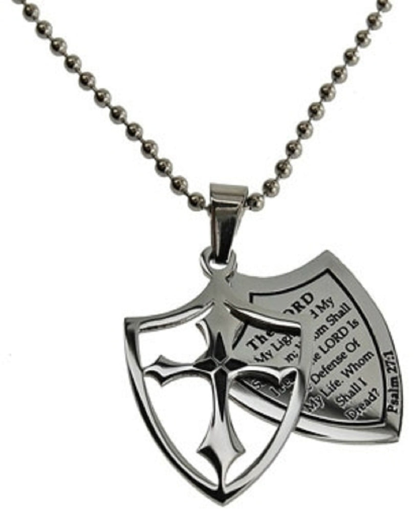 The Lord Is My Light Psalm Necklace