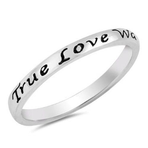 Women's True Love Waits Ring Band