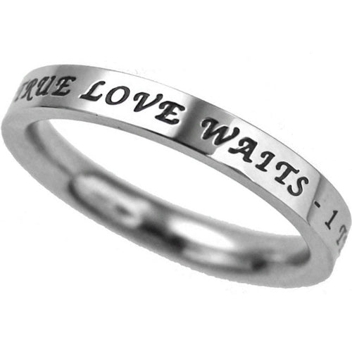 True Love Waits January Birthstone Ring