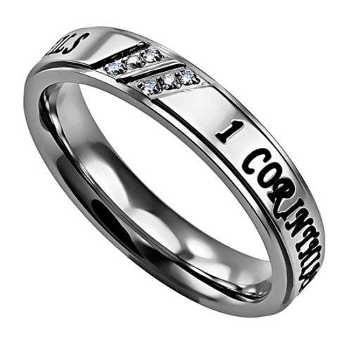 Wedding Ring With Scripture